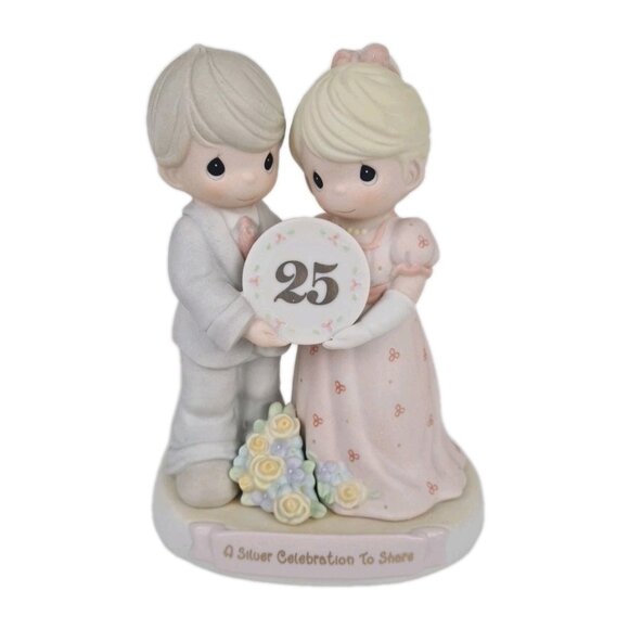 Precious Moments Other - Precious Moments A Silver Celebration to Share 25 Year Anniversary 163813